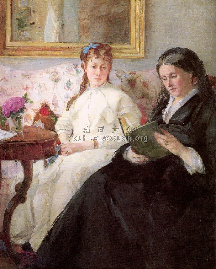 The Mother and Sister of the Artist - 贝尔特·摩里索特